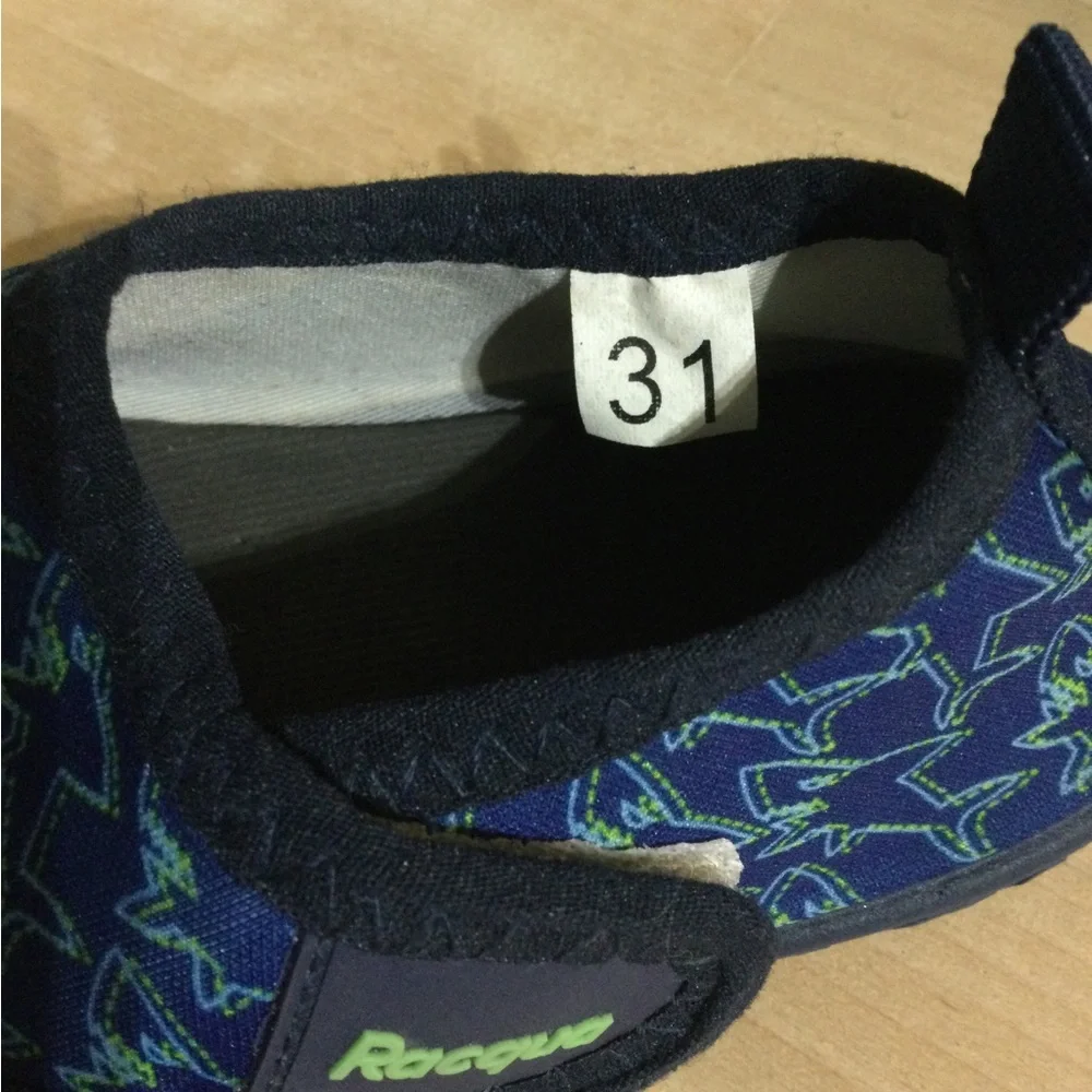 Kids' Navy and Teal Water Shoes